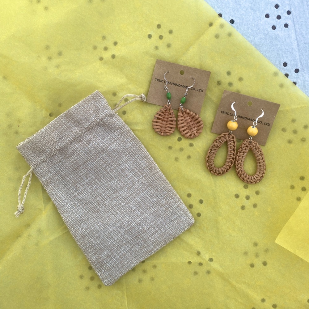 NWT Handmade Vietnamese earrings
